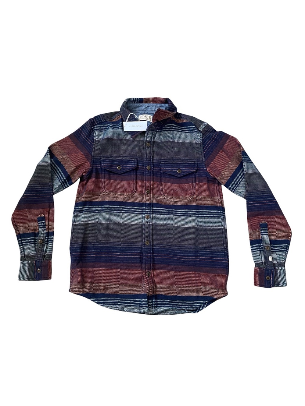 New with tag Outerknown Blanket Shirt  100% organic cotton shirt men’s size XS